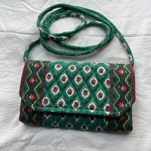 Vintage Vera Bradley Greenfield Crossbody Wallet/Clutch Good Condition